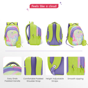 Awesome Small Backpack for Kids - Green