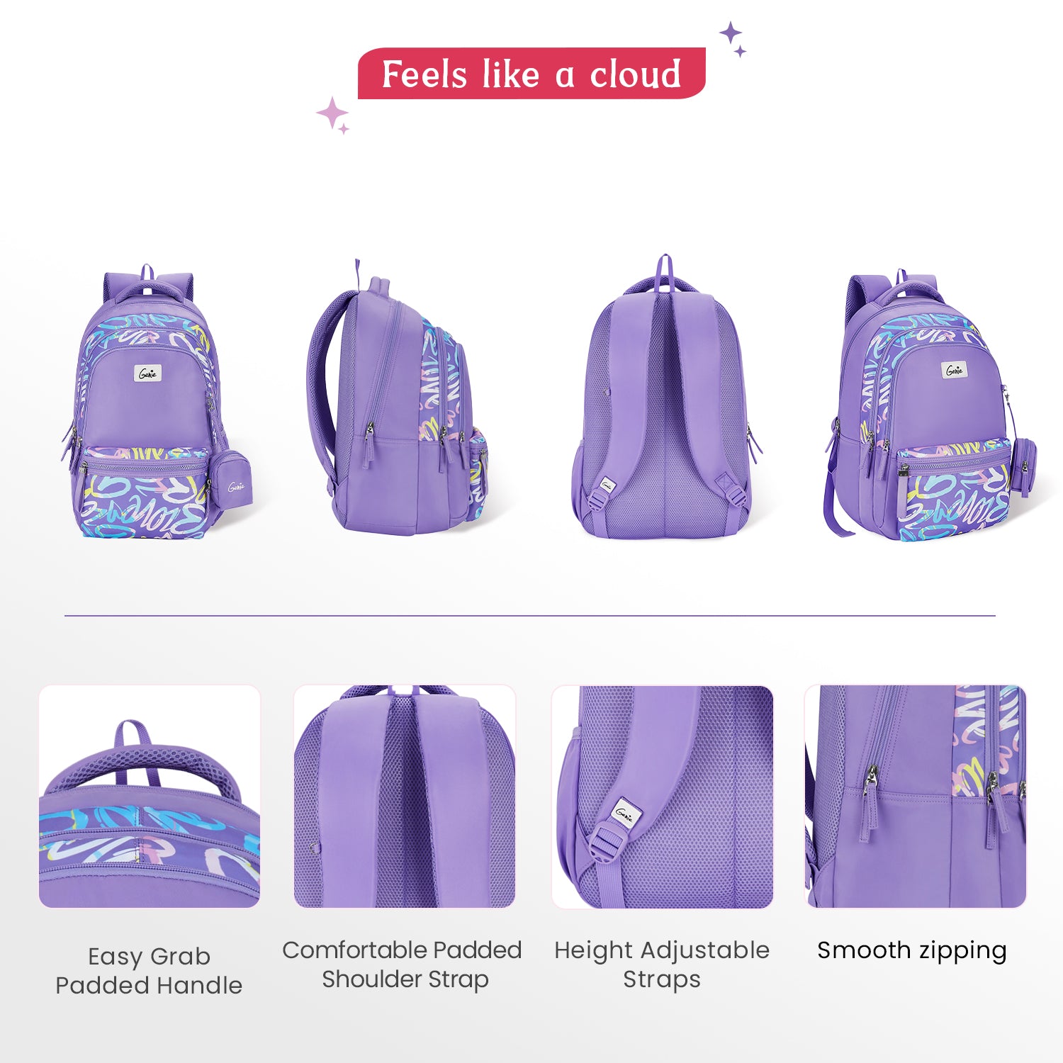 Vera 36L Purple Laptop Backpack