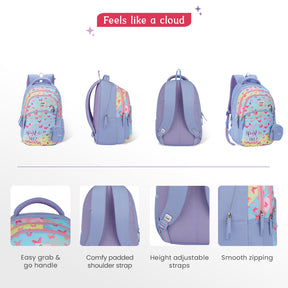 Pixie 27L Lavender School Backpack