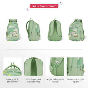 Orchid 36L Ash Green Laptop Backpack With Raincover