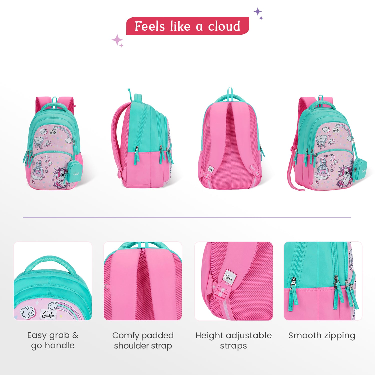 Stardew 27L Pink School Backpack