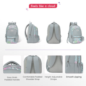 Vera 36L Grey Laptop Backpack