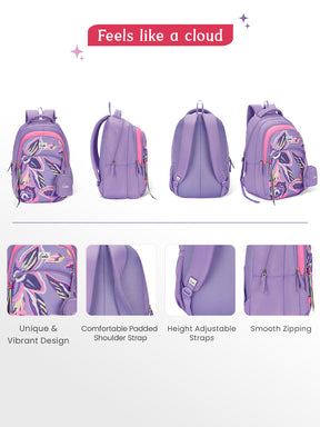 Enchant 27L School Backpack - Purple