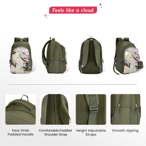 Rosa 36L Olive School Backpack