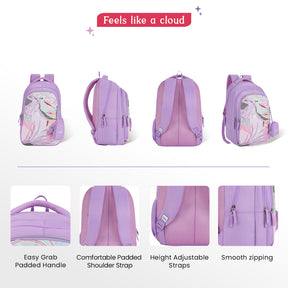 Rosa 36L Lavender School Backpack