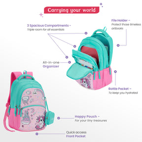 Stardew 27L Pink School Backpack