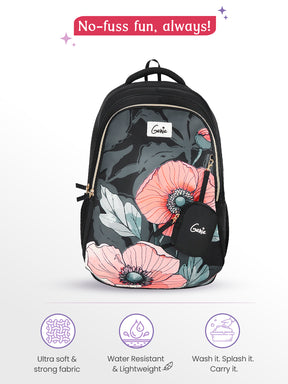 Aurela 36L School Backpack - Black