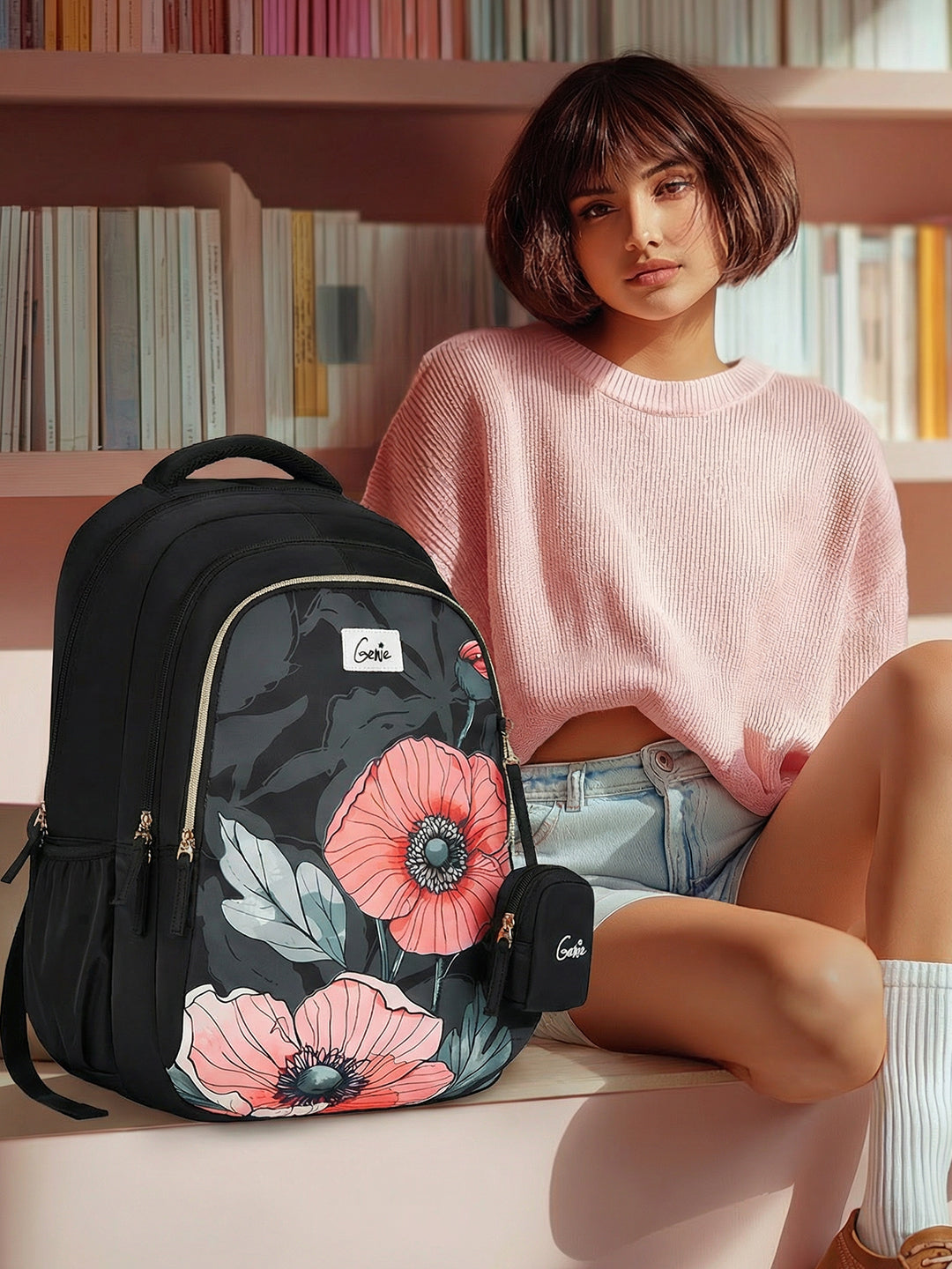 Aurela 36L School Backpack - Black