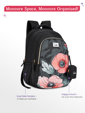 Aurela 36L School Backpack - Black