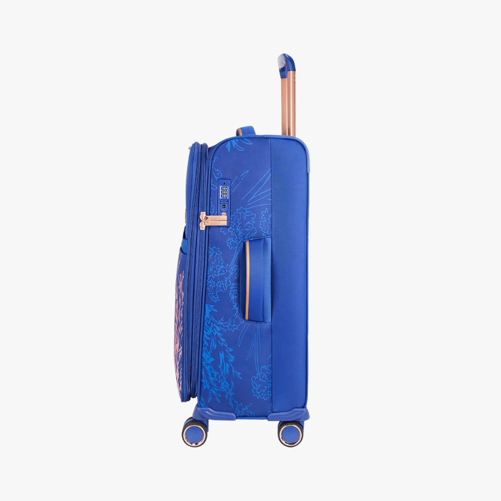 Bliss Small and Medium Soft luggage Combo Set - Royal Blue