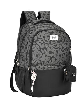 Eleanor 40L Laptop Backpack With Raincover - Black