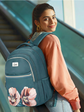 Evepetal 36L Laptop Backpack With Raincover - Dark Green