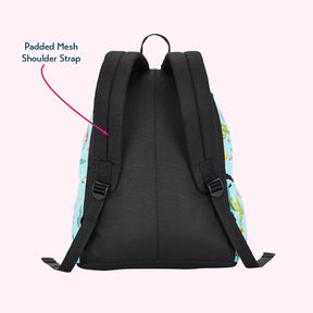 Genie Flamenco 13.5L Multicolor Small Casual Backpack Easy Access Pockets