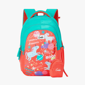 Unicornstar Small Backpack for Kids - Coral