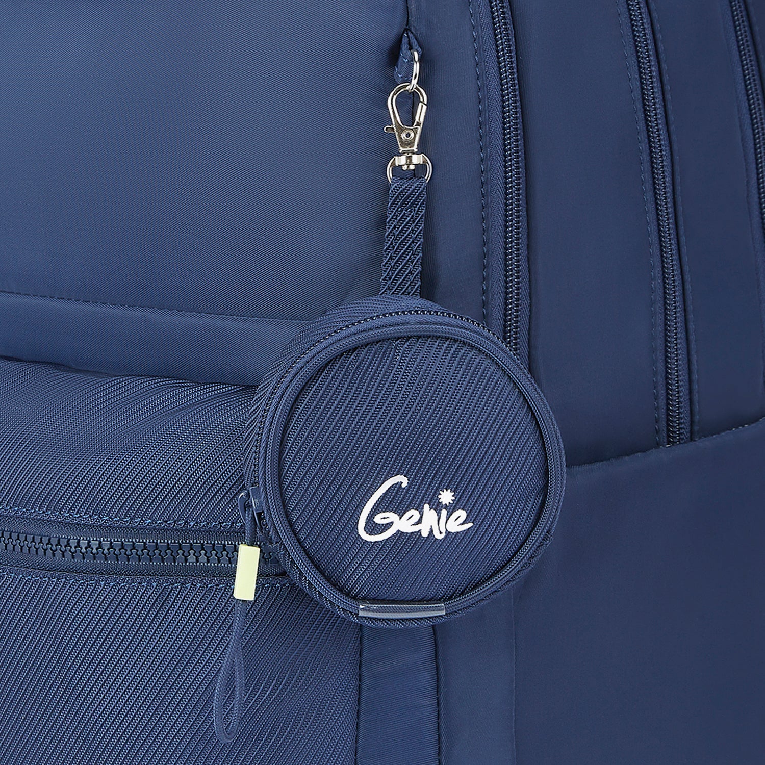 Sleek 28L Navy Blue Laptop Backpack With Raincover