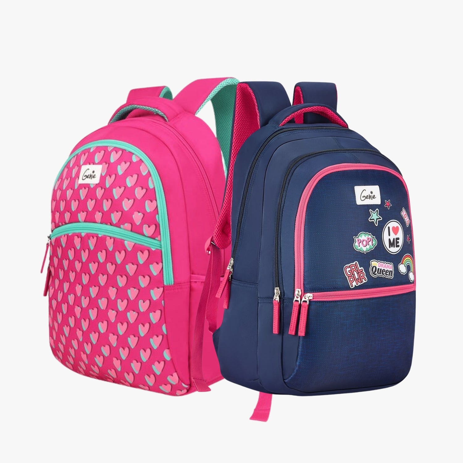 Buy Genie School Backpack and Laptop Backpack Combo Online
