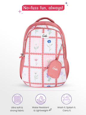 Liora 36L School Backpack - Rose