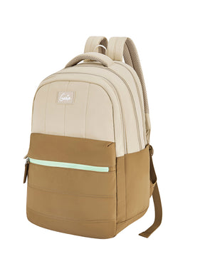 Marshmellow 36L Laptop Backpack With Raincover - Brown