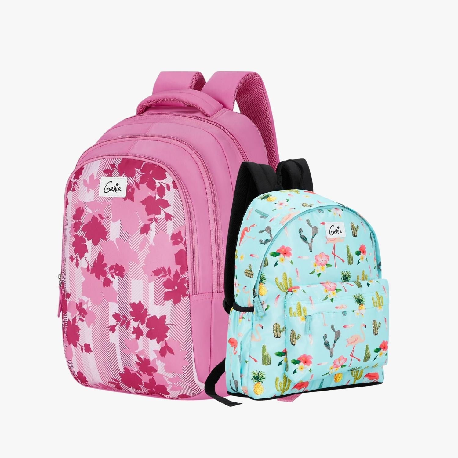 Genie Laptop Backpack and Casual Backpack Combo
