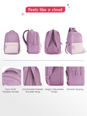 Quillet 36L Laptop Backpack With Raincover - Wine Red