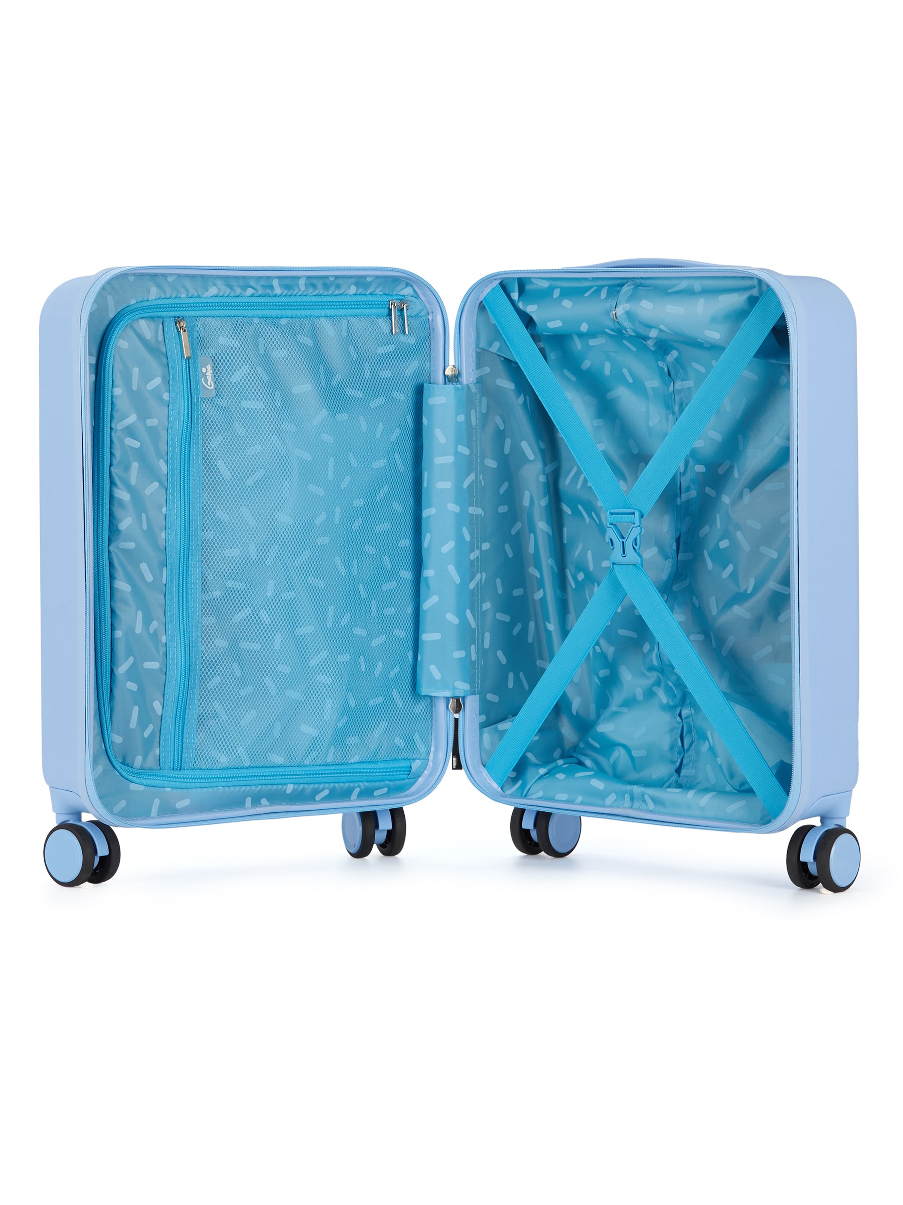 Genie Rhythm Hard Trolley Bag - Sky Breeze