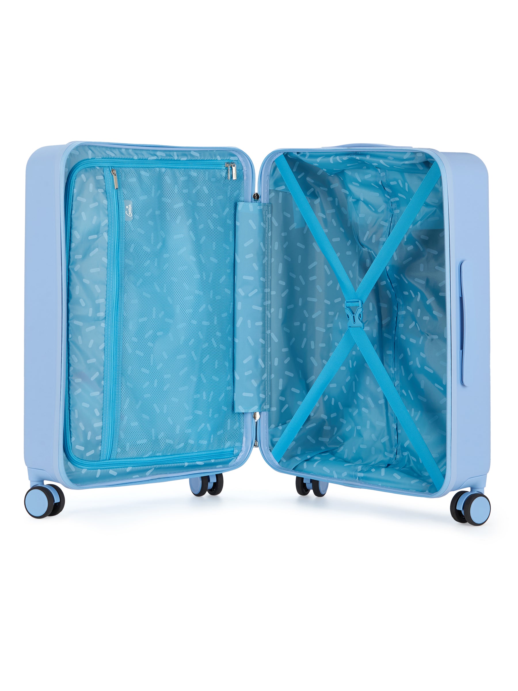 Genie Rhythm Hard Trolley Bag - Sky Breeze