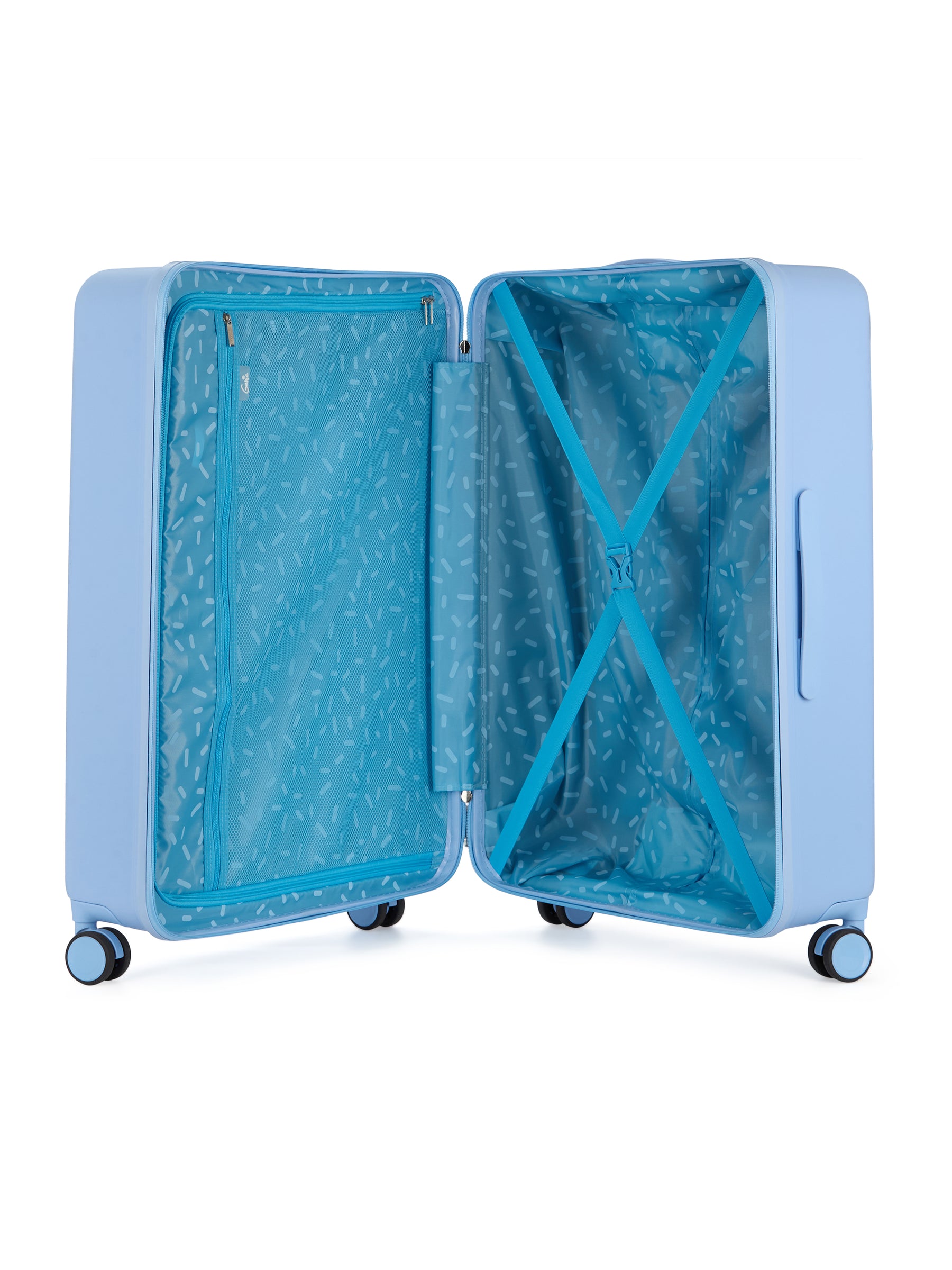 Genie Rhythm Hard Trolley Bag - Sky Breeze