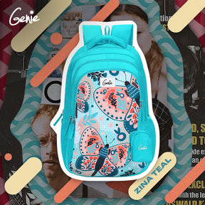 Zina School Backpack - Teal