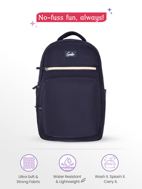 Rue 36L Laptop Backpack With Raincover - Navy Blue