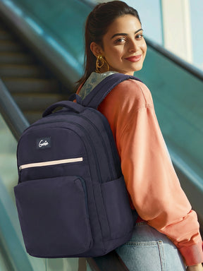 Rue 36L Laptop Backpack With Raincover - Navy Blue