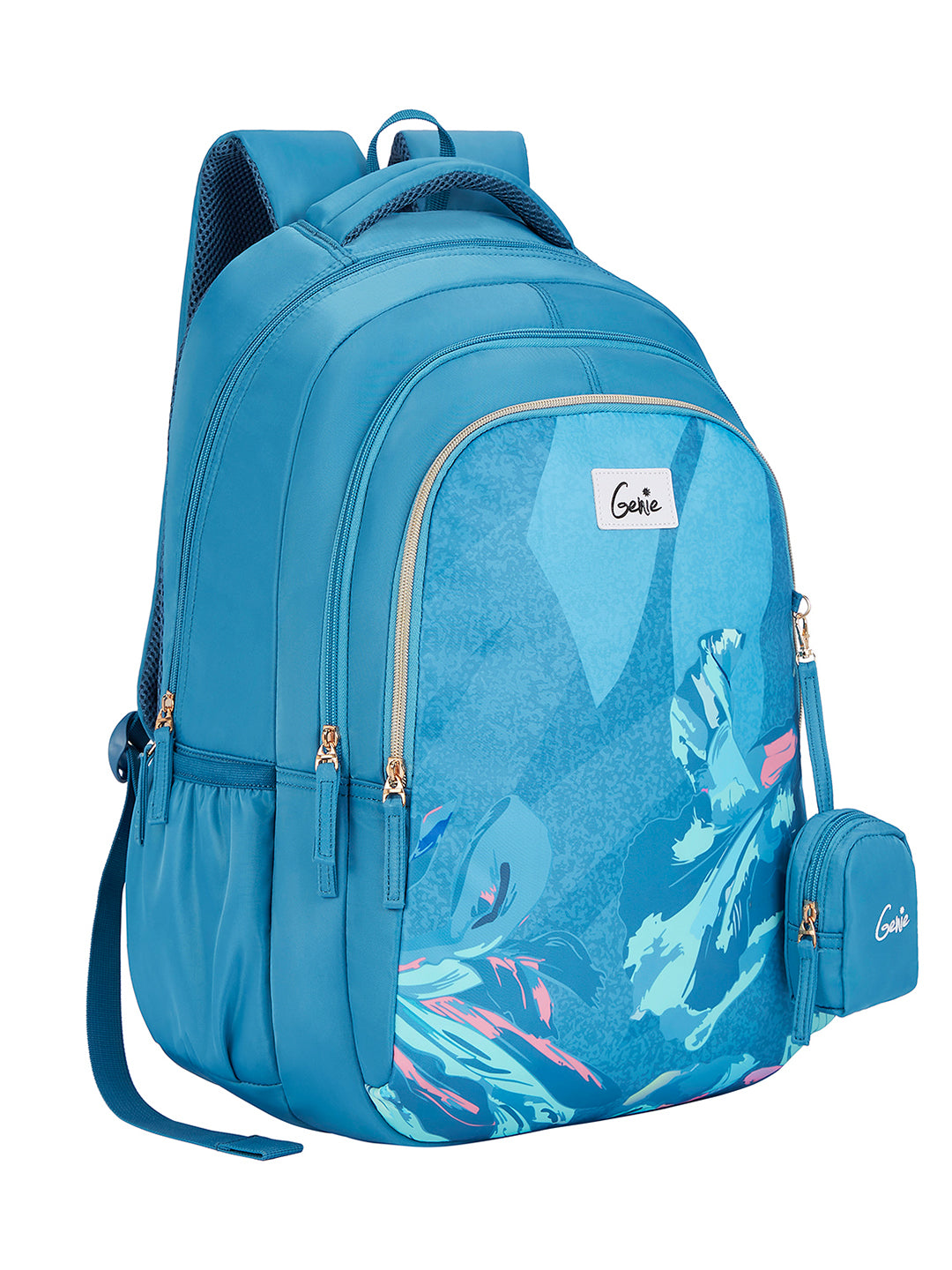Sea Bloom 36L School Backpack - Steel Blue