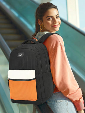 Snuggle 36L Laptop Backpack With Raincover - Black