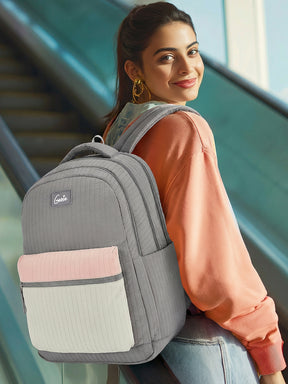 Snuggle 36L Laptop Backpack With Raincover - Grey