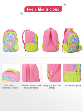 Sparkit 36L School Backpack - Neon Green