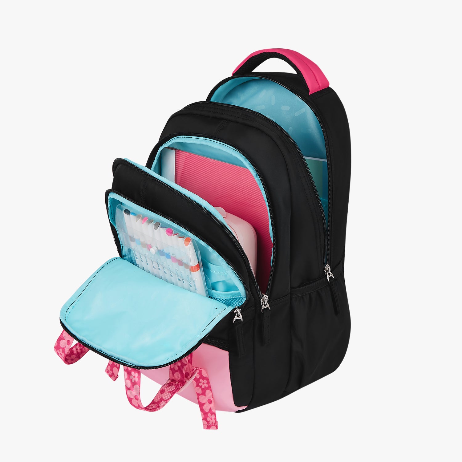 Gemini 27L Black School Backpack