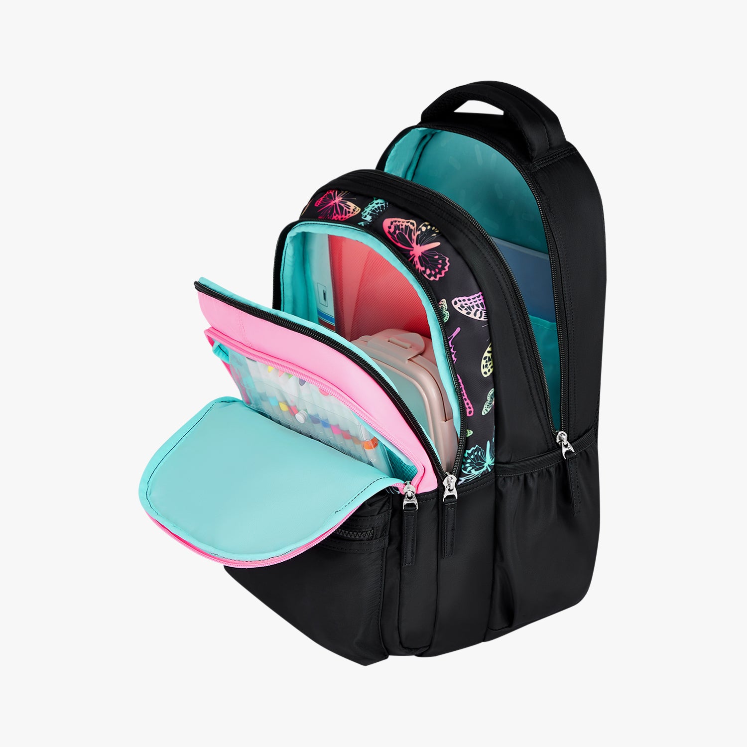 Nectar 27L Black School Backpack