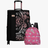 Genie Soft Trolley Bag and Daypack Combo