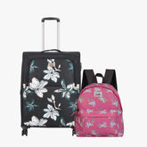 Genie Soft Trolley Bag and Daypack Combo