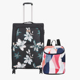 Genie Soft Trolley Bag and Daypack Combo