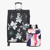 Genie Soft Trolley Bag and Daypack Combo