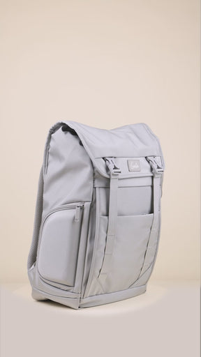 Skye 27L Grey Casual Backpack With Laptop Sleeve