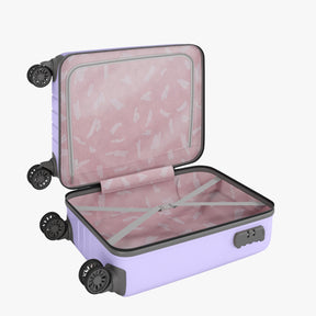Genie Swing Lavender Trolley Bag With Dual Wheels & Fixed Combination Lock