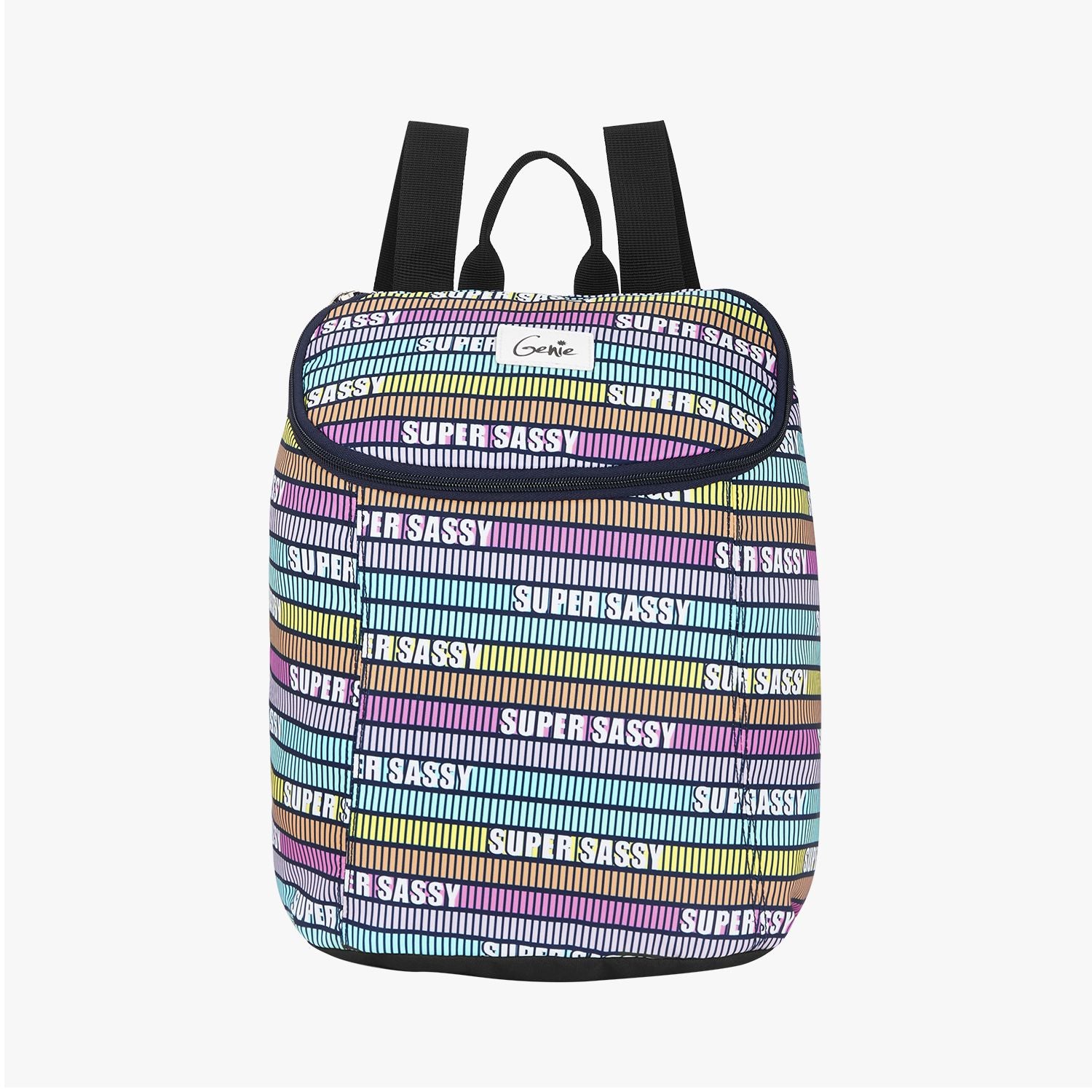 Genie Super Sassy 13.5L Multicolor Small Backpack Made With Premium Fabric