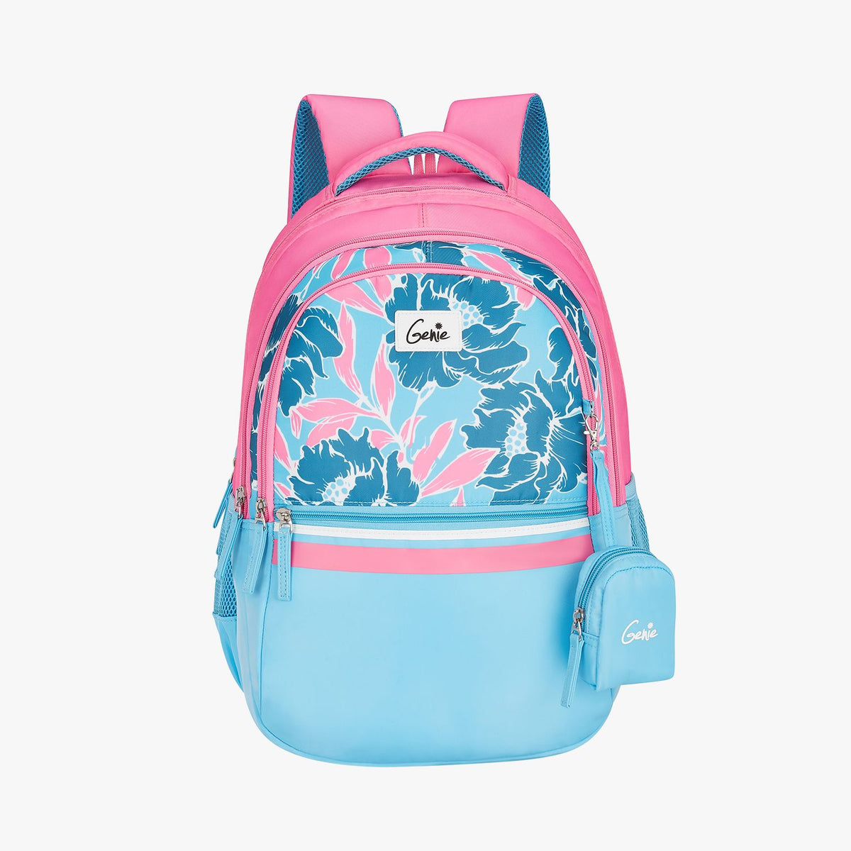 Genie Zoey 36L Pink Laptop Backpack With Laptop Sleeve