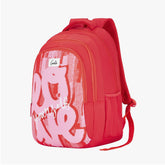 Genie Cherish 36L Red Laptop Backpack With Laptop Sleeve