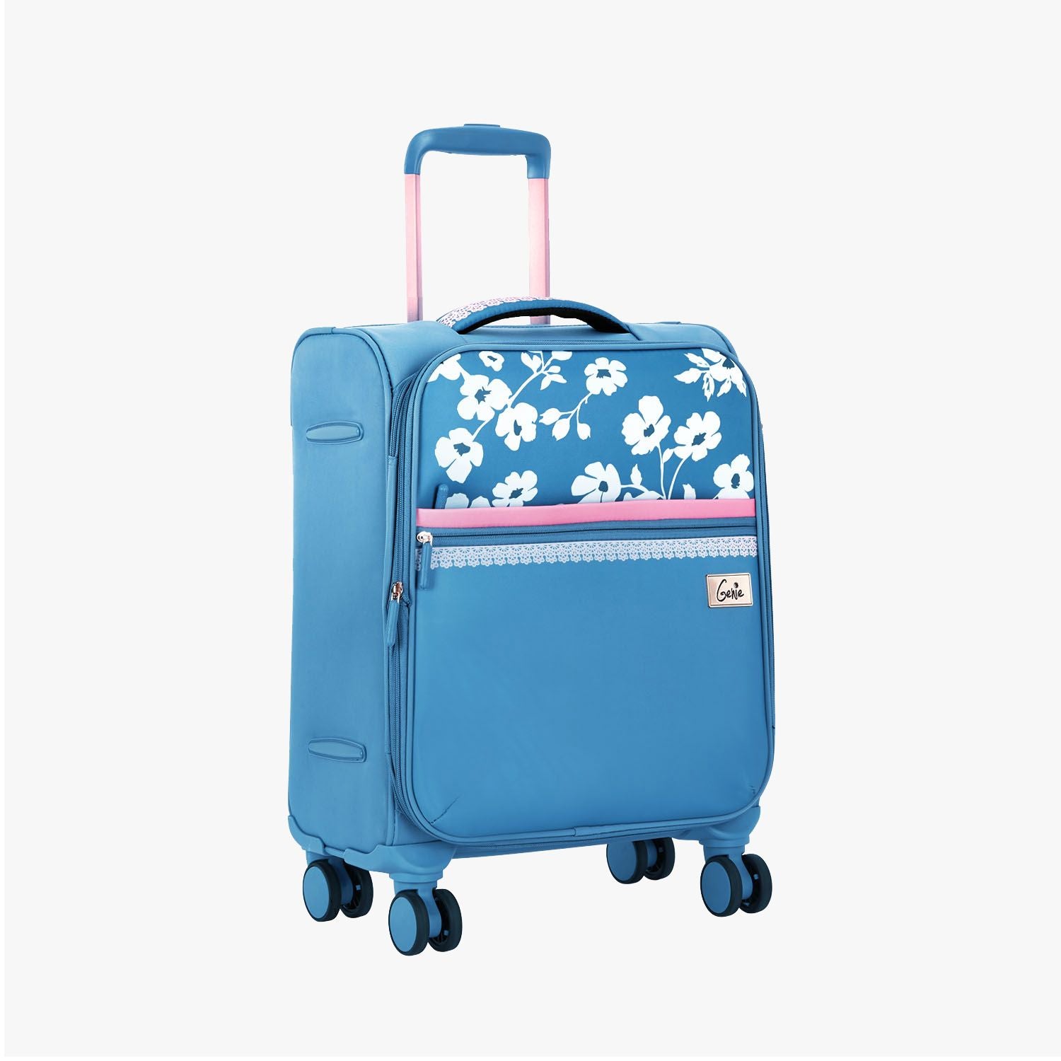 Paramour Small, Medium and Large Soft luggage Combo Set - Blue