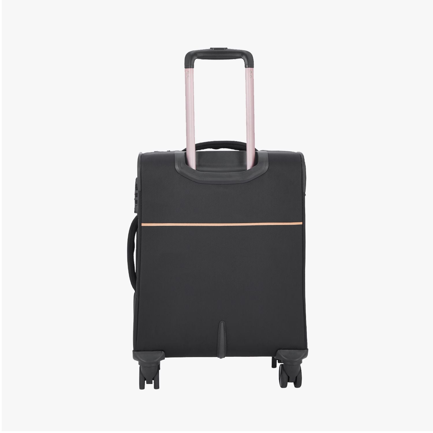 Genie Hazel Black Set of 3 Trolley Bags With Dual Wheels & TSA Lock