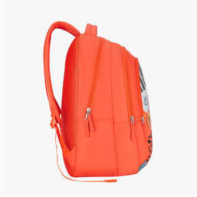 Genie Sweet 36L Orange Laptop Backpack With Laptop Sleeve