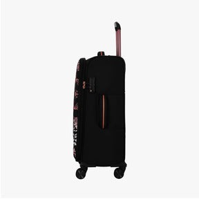 Genie Hazel Black Trolley Bag With Dual Wheels & TSA Lock