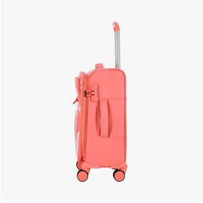 Poppy Small, Medium and Large Soft luggage Combo Set - Pink